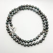 Load image into Gallery viewer, Tahitian Pearl and Kalo Clasp Necklace