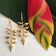 Load image into Gallery viewer, Heliconia Earrings Vermeil