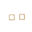 Load image into Gallery viewer, Square Earrings - Vermeil