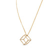 Load image into Gallery viewer, Cube Necklace - Vermeil