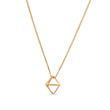 Load image into Gallery viewer, Double Pyramid Necklace - Vermeil