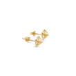 Load image into Gallery viewer, Pyramid Earrings - Vermeil