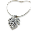 Load image into Gallery viewer, Monstera Pendant Large with Clasp