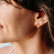 Load image into Gallery viewer, Square Earrings - Vermeil