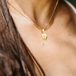 Load image into Gallery viewer, Monstera Mini Charm Necklace (Vermeil)