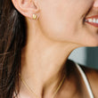 Load image into Gallery viewer, Monstera Mini Studs (Vermeil)