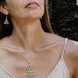 Load image into Gallery viewer, Kālai Pōhaku Earrings Vermeil
