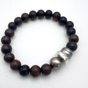 Beaded Bracelet - Tahitian Pearl Ihe Kaka’i