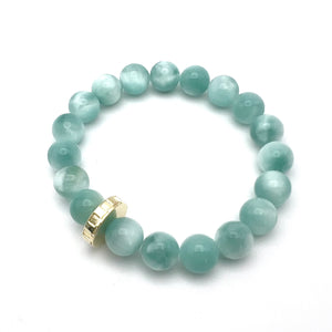 Beaded Bracelet - Kapa Spacer (Vermeil)