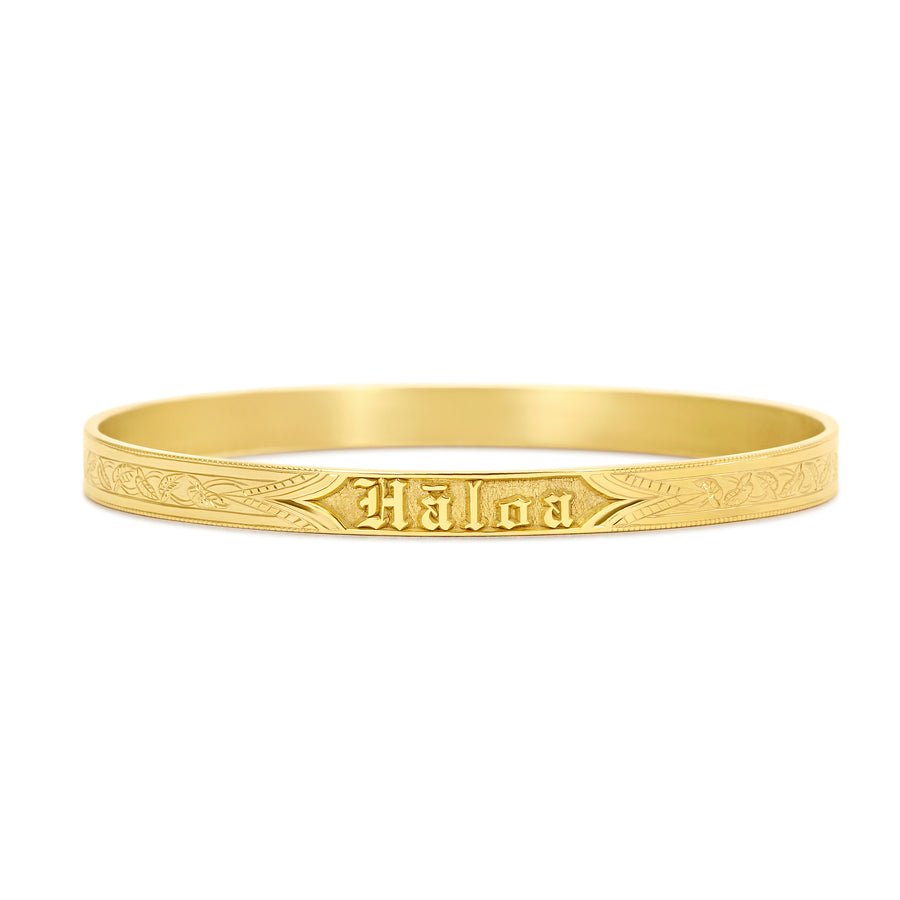 Hāloa 14k gold Hawaiian Heirloom Bracelet