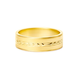 Ihe Kaka'i 14k gold Hawaiian Heirloom Ring