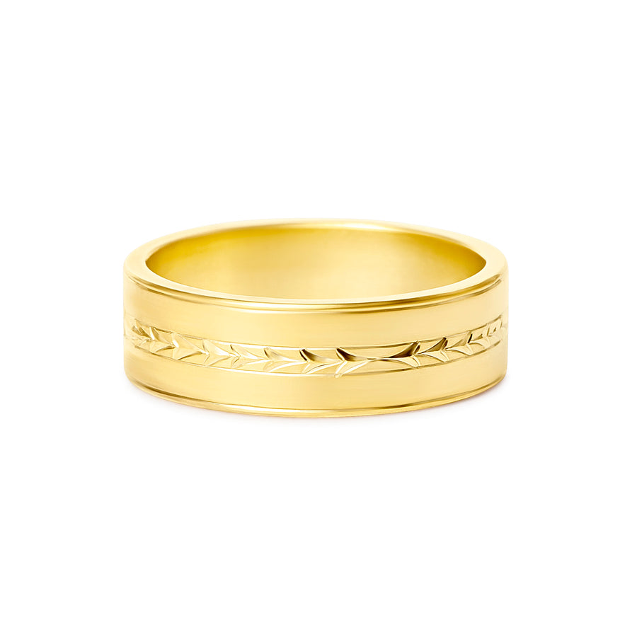 Ihe Kaka'i 14k gold Hawaiian Heirloom Ring