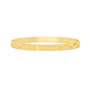 Maile 14k Gold Hawaiian Heirloom Bracelet