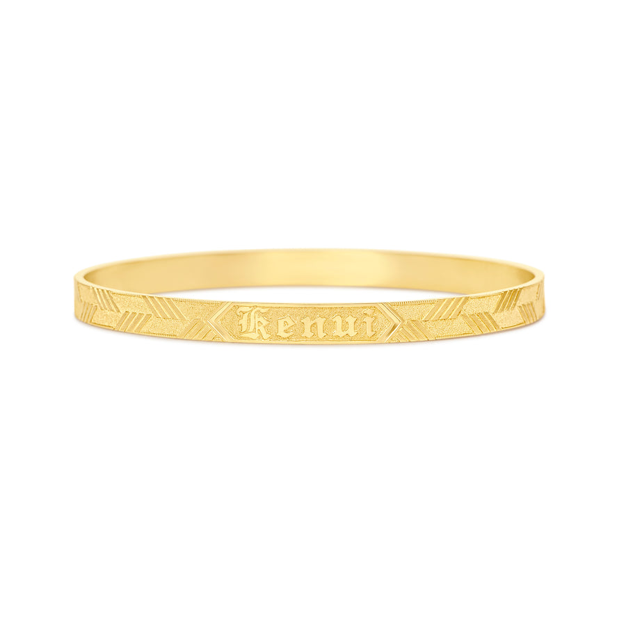 Maile 14k Gold Hawaiian Heirloom Bracelet