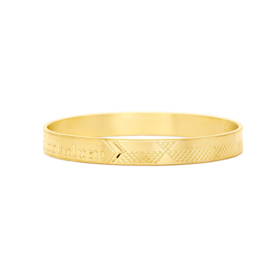 Kukuluokalani 14k gold Hawaiian Heirloom Bracelet