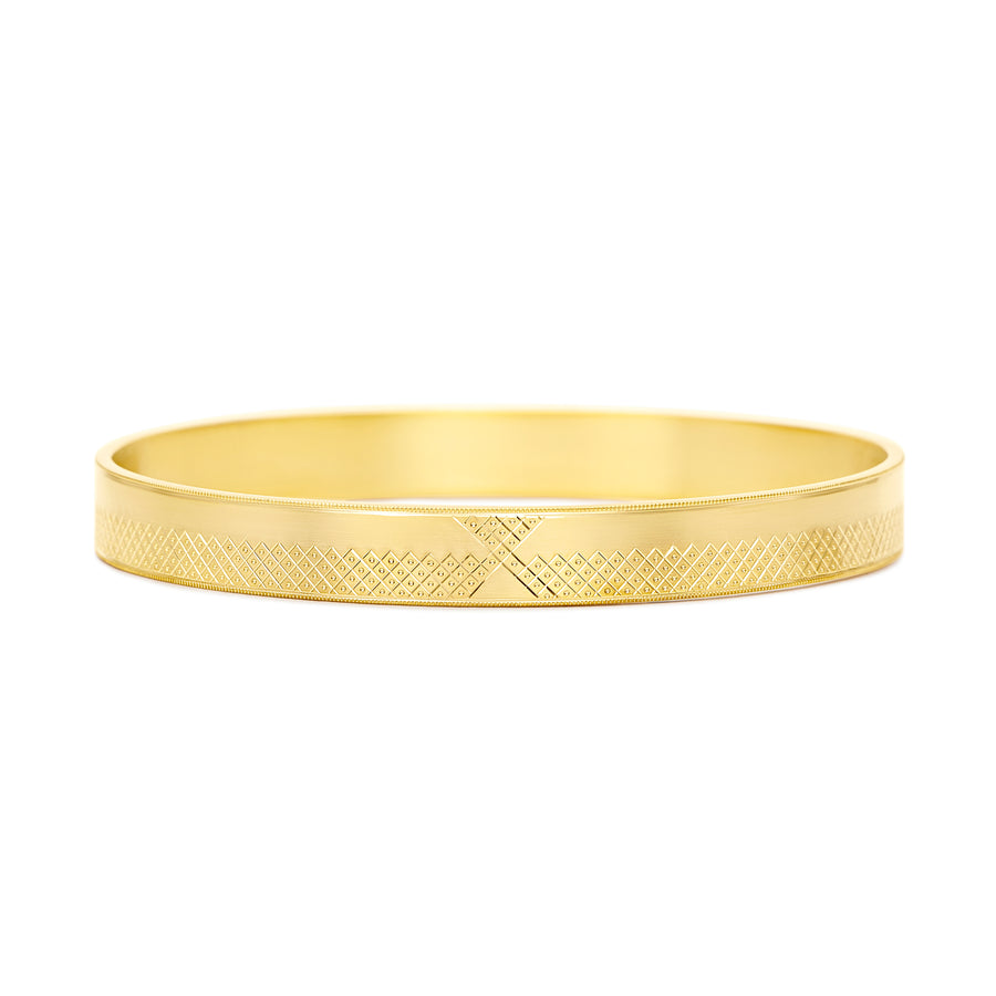 Kukuluokalani 14k gold Hawaiian Heirloom Bracelet