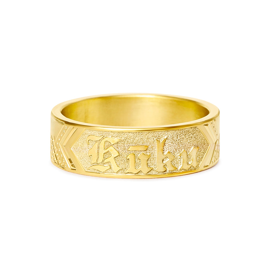 Kukuluokalani 14k gold Hawaiian Heirloom Ring