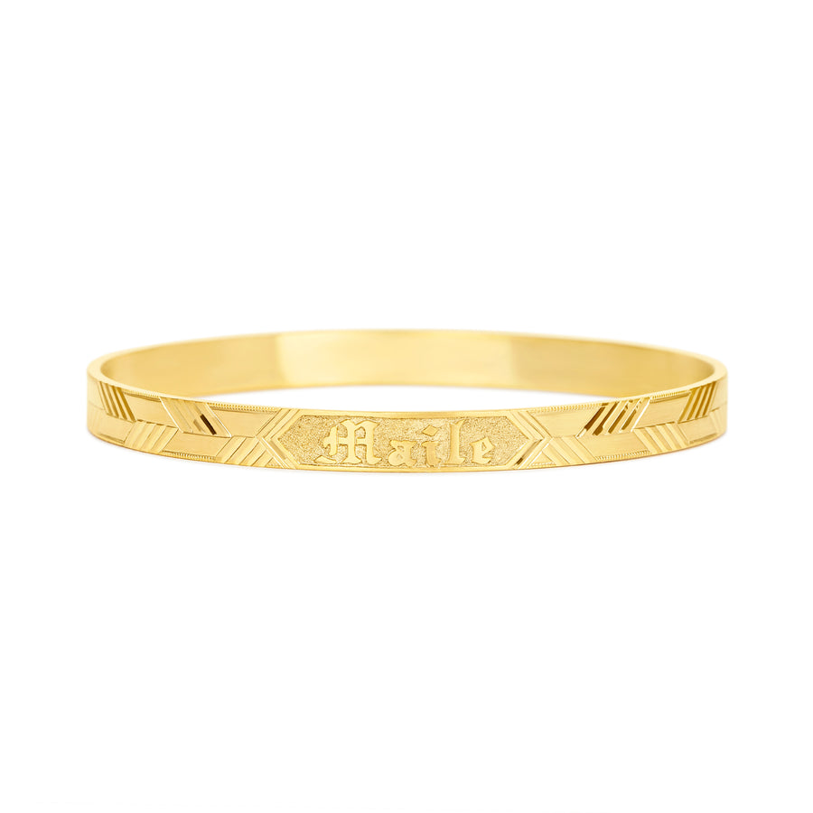Maile 14k Gold Hawaiian Heirloom Bracelet