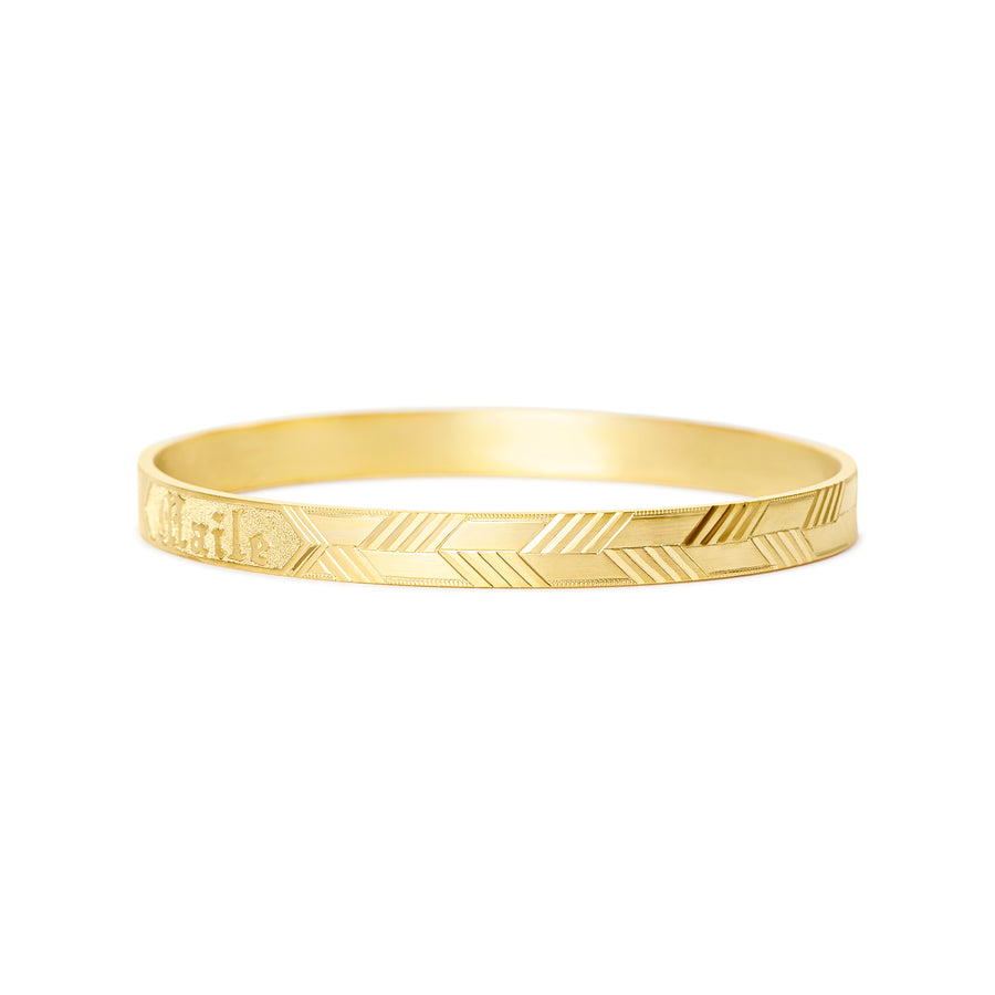 Maile 14k Gold Hawaiian Heirloom Bracelet