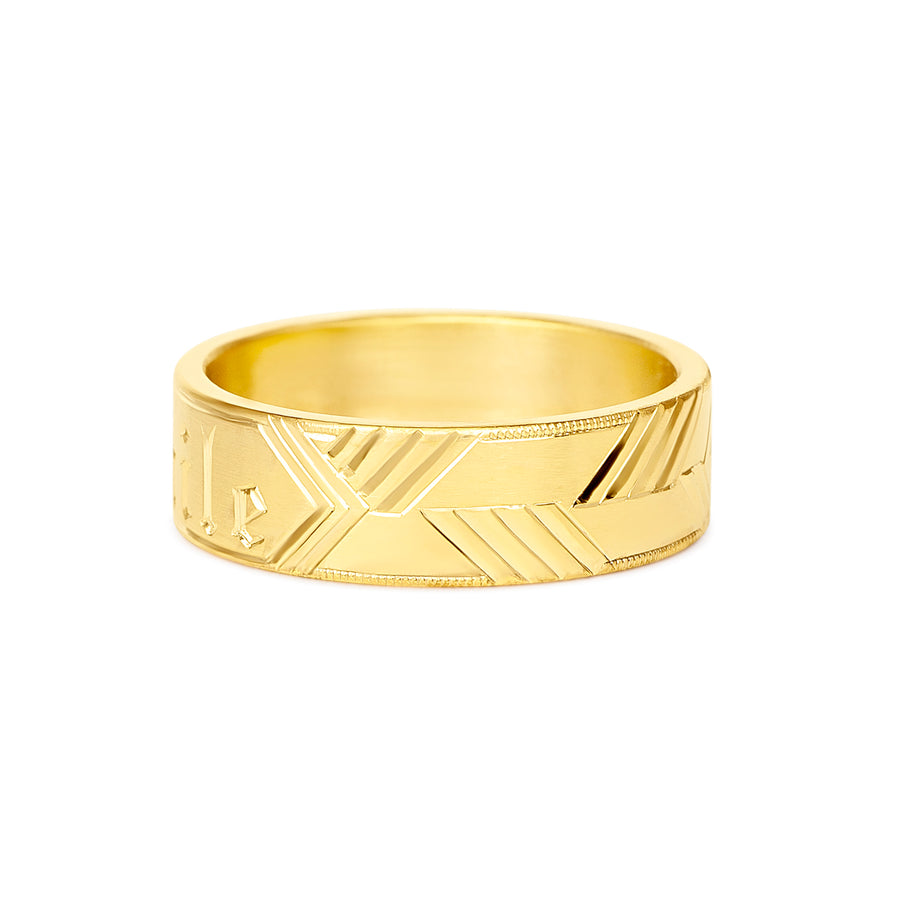 Maile 14k gold Hawaiian Heirloom Ring