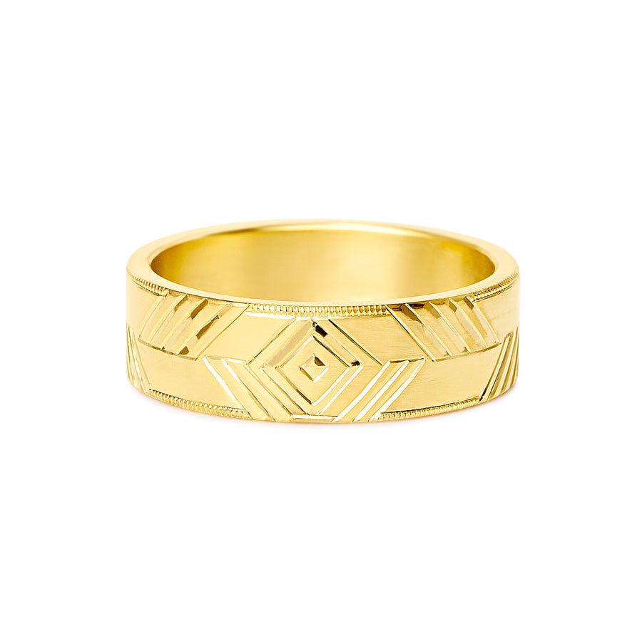 Maile 14k gold Hawaiian Heirloom Ring