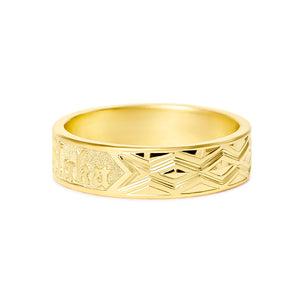 Maka 'Upena 14k gold Hawaiian Heirloom Ring