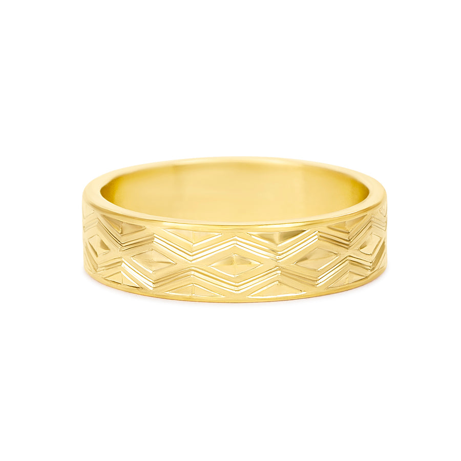 Maka 'Upena 14k gold Hawaiian Heirloom Ring