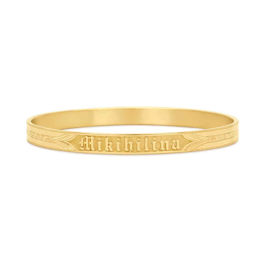Hāpu'u 14k Gold Hawaiian Heirloom Bracelet