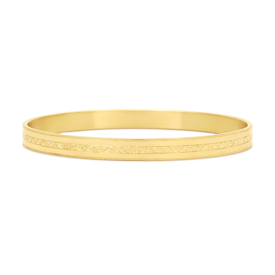 Hāpu'u 14k Gold Hawaiian Heirloom Bracelet