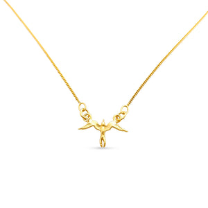 'Iwa Bird Necklace - Vermeil - Adjustable