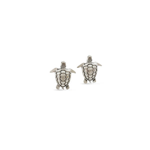 Mini Charm Turtle Earrings