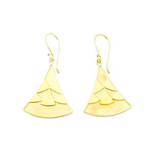 Kālai Pōhaku Earrings Vermeil