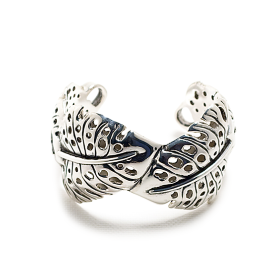 Lauhala Collection Sterling Silver Cuff Bracelet