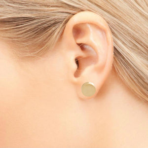 Puck Earrings - Vermeil