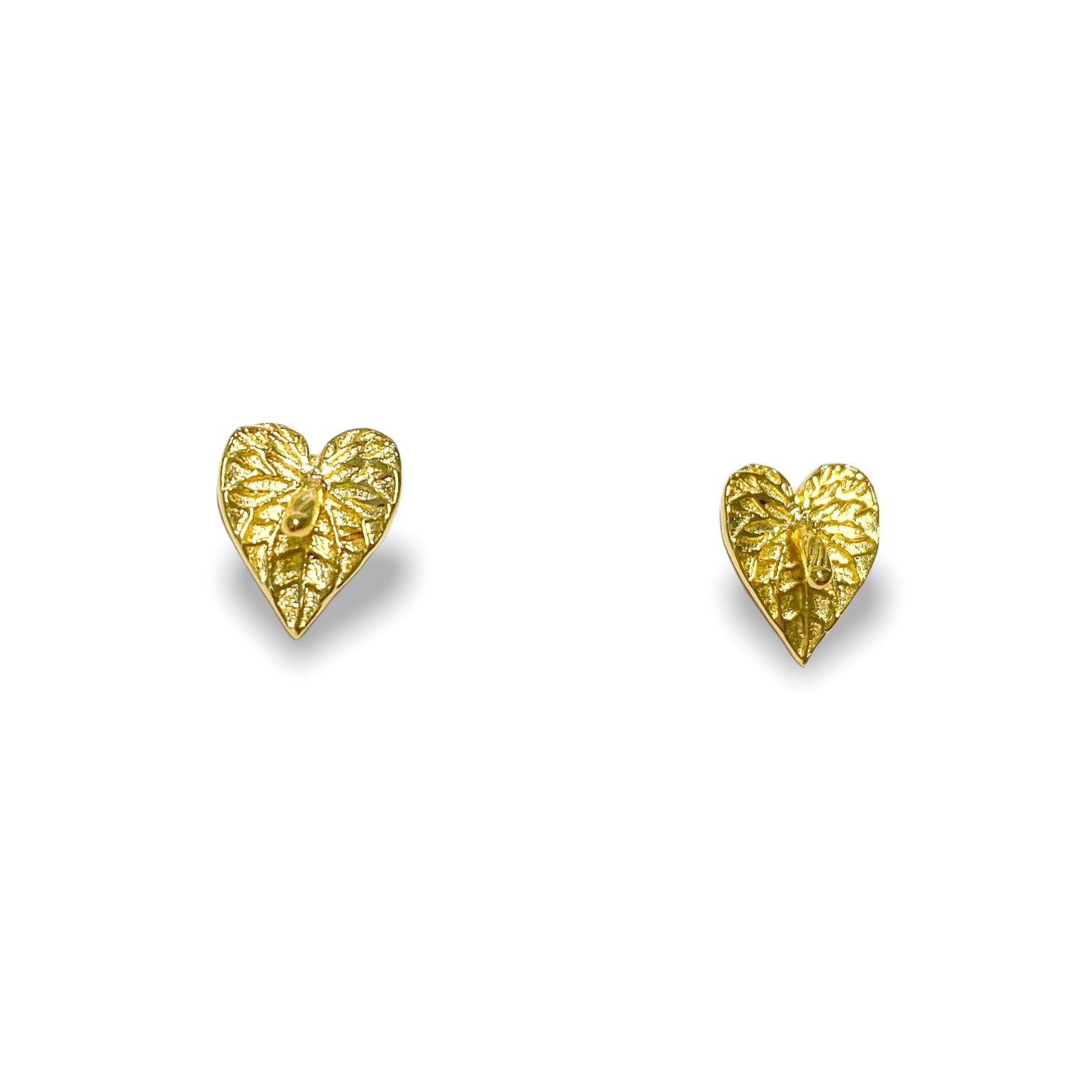 anthurium earrings Anthurium Mini Stud Earrings Vermeil